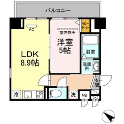 エンドレスタワーの物件間取画像